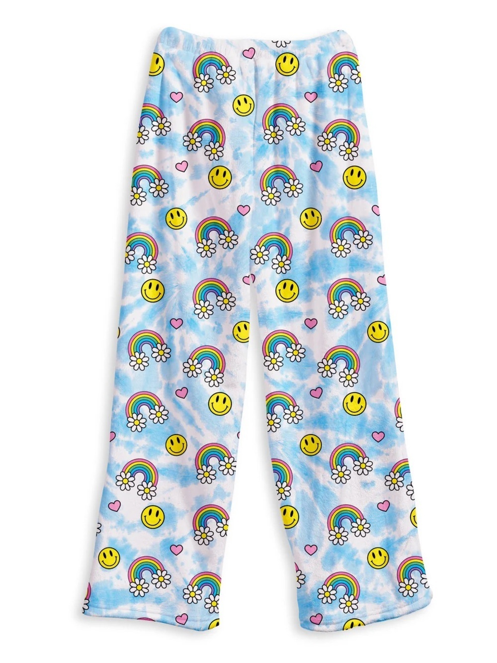 Top Trenz Daisy Rainbow Fuzzy Lounge Pants
